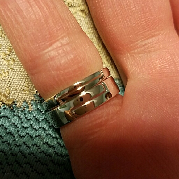 Ring PRINCESSand PRINCE silver plated ADJUSTABLE! - Picture 3 of 4