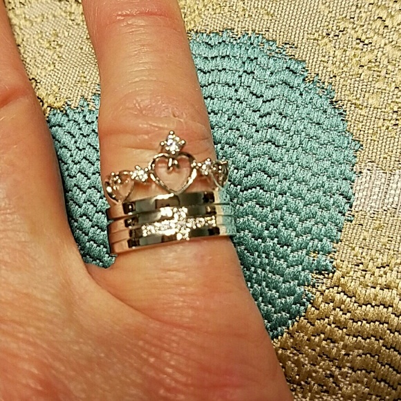 Ring PRINCESSand PRINCE silver plated ADJUSTABLE! - Picture 4 of 4