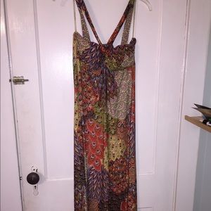 Printed maxi dress