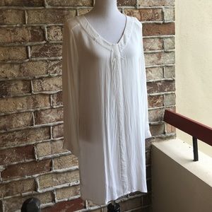 BCBG white tunic dress