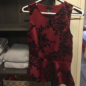 Adorable peplum top!