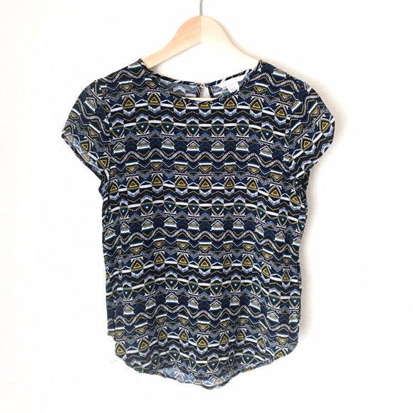 H&M Tribal Print Top