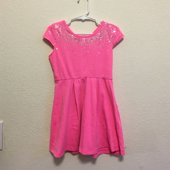 Pink sparkle dress! Girls size 4-5 (XS)