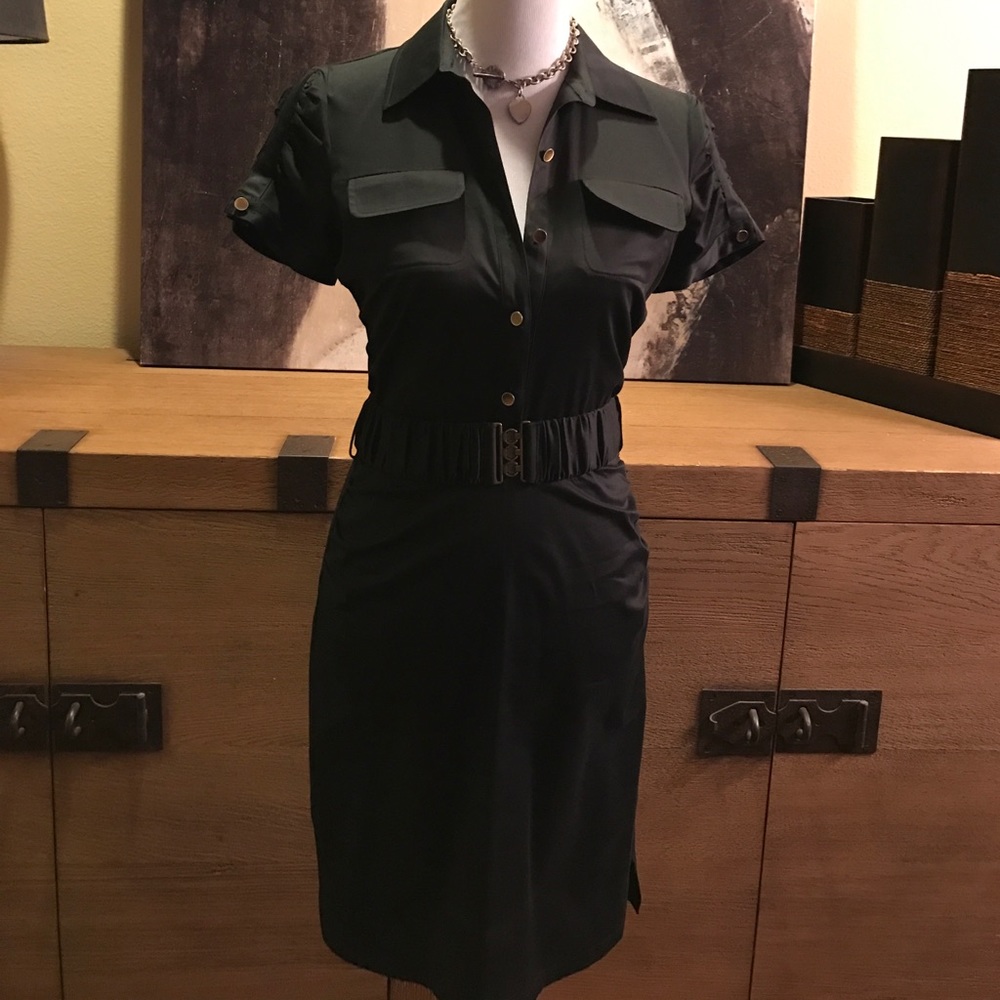 Navy blue button front by Laundry