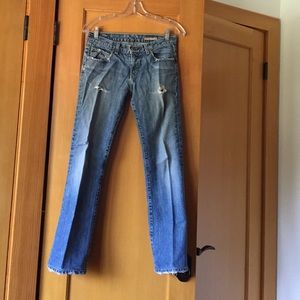 Retro low waisted  bell bottom jeans