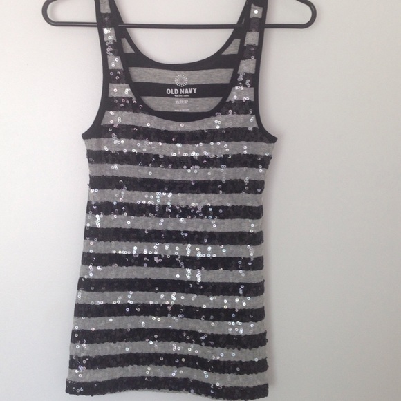 Old Navy Tops - Old Navy sequined tank top