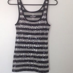 Old Navy sequined tank top