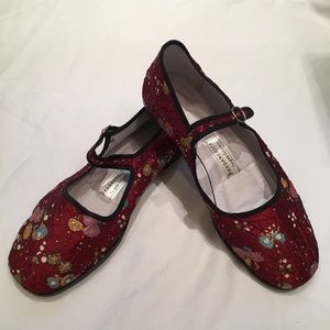 Silk Brocade Chinese Mary Janes