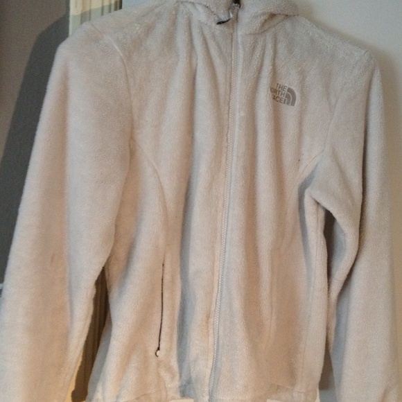 White  north face  jacket.