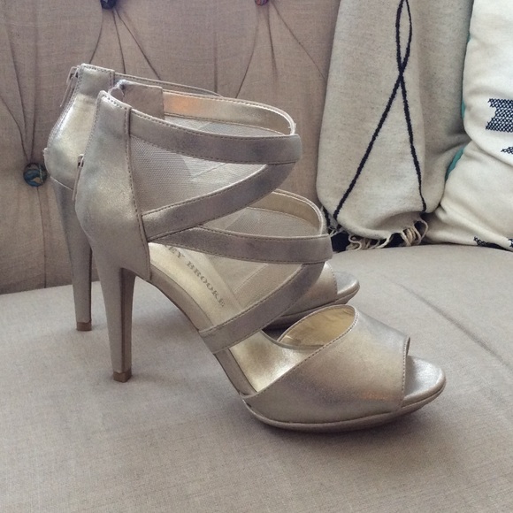 Audrey Brooke Shoes - Audrey Brooke Champagne Heels