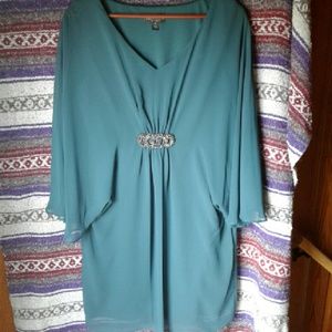 Bat wing style cocktail dress