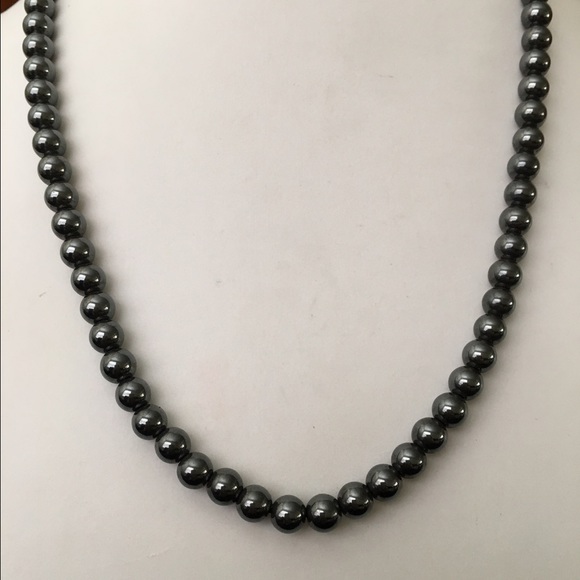 Hematite Bead Necklace
