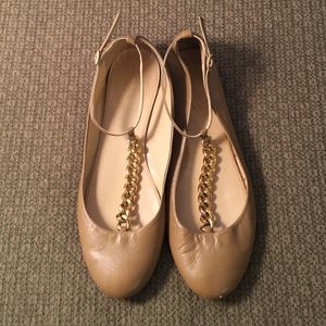 J. Crew Jayne Nude Made In Italy Flats Size 8
