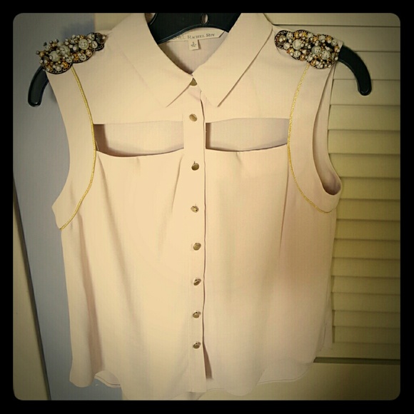 NWOT Rachel by Rachel Roy cut out top