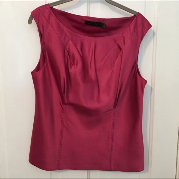The Limited Sleeveless silk top