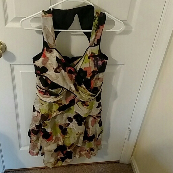 Jessica Simpson crisscross chest dress