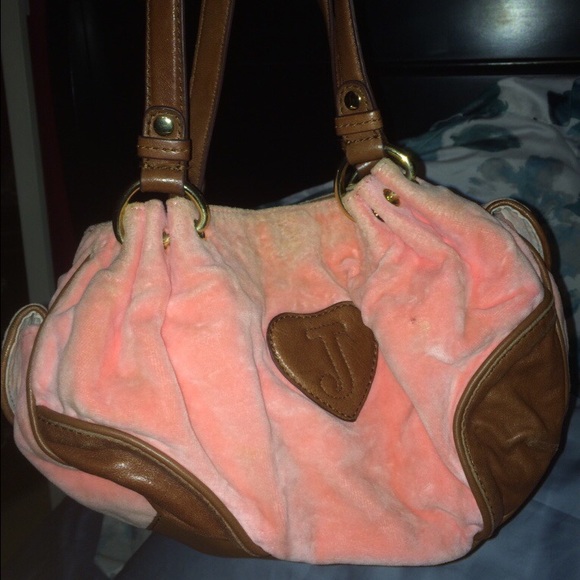 PINK VELVET JUICY HANDBAG - Picture 2 of 4