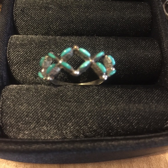 Genuine turquoise ring