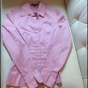 Hugo Boss Tailored Collared Shirt- light pink