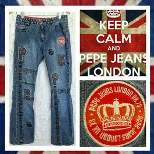 Vintage Pepe London Mod Jeans Sz 29ish
