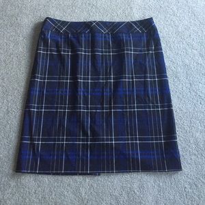 Brandon Thomas Plaid Pencil Skirt Sz 18