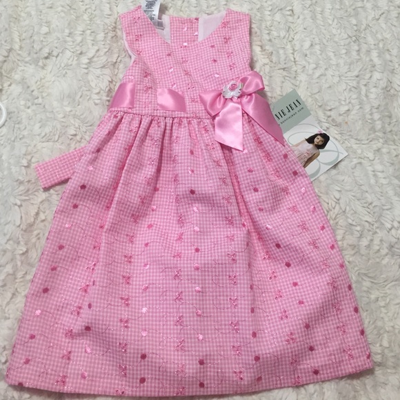 NWTVBeautiful baby pink dress 3T