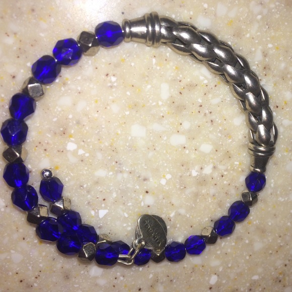 Blue Alex & ani bracelet