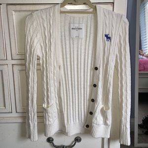Abercrombie kids button up sweater