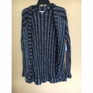 Black and white cardigan