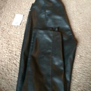 Forever 21 lether leggings