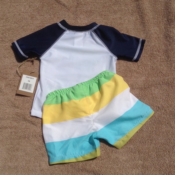 Charlie Rocket SURF Rash Guard Swim Set - Picture 2 of 4