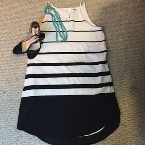 NWOT BB Dakota striped dress