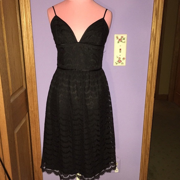 Black Lace Trina Turk Dress