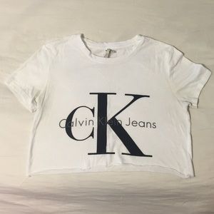 Calvin Klein Cropped T-Shirt