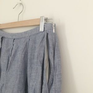 MUJI: French Linen Long Skirt