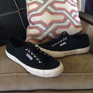 SUPERGA. Hottest, trendiest city shoe out there.