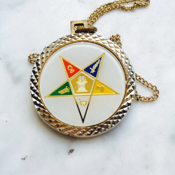 Eastern star medallion pendant