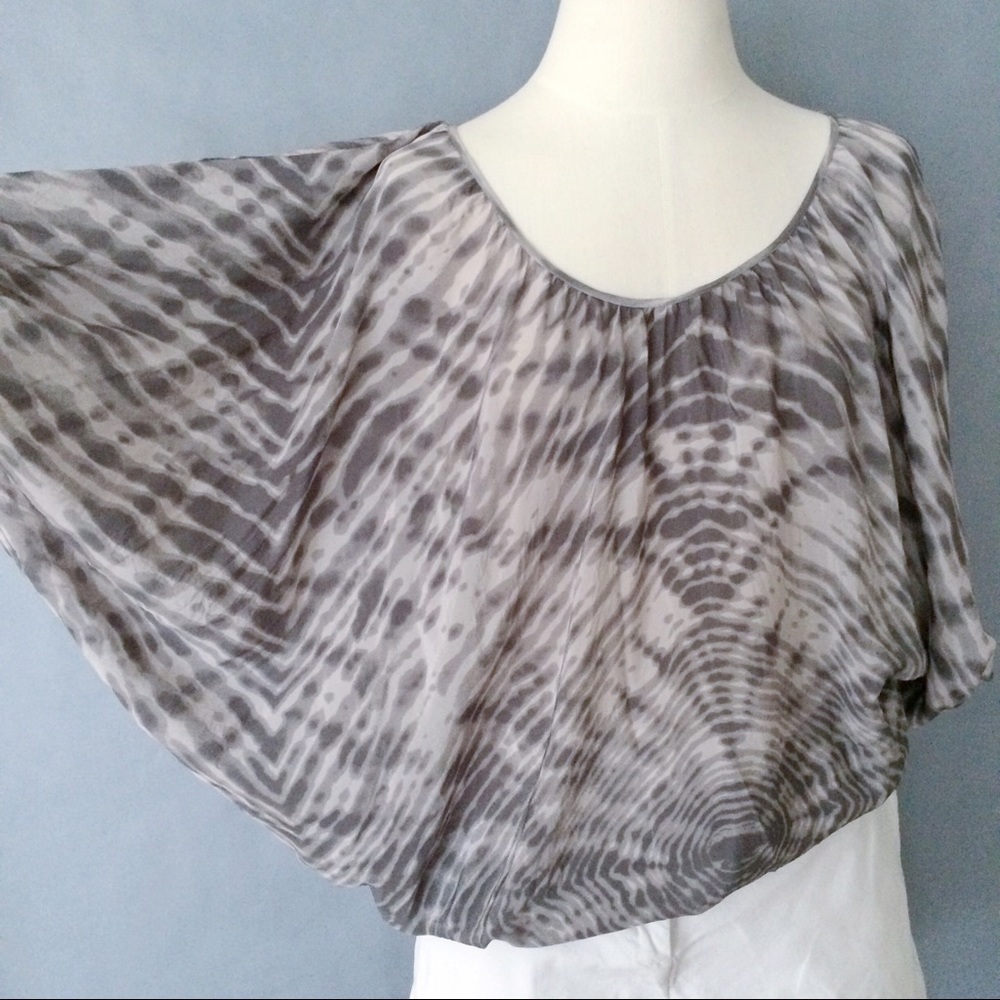 Bebe silk tunic blouse - Picture 2 of 4