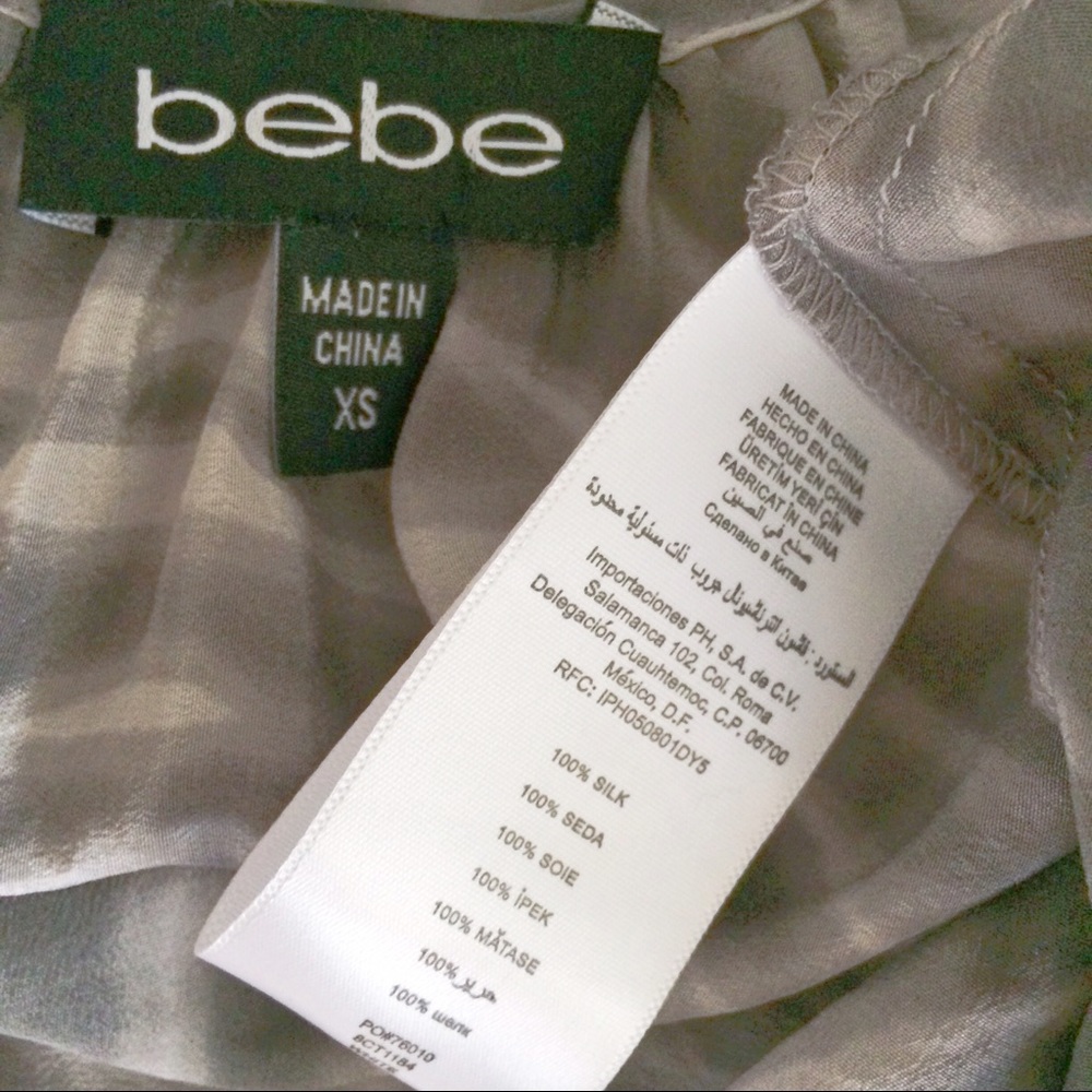 Bebe silk tunic blouse - Picture 4 of 4
