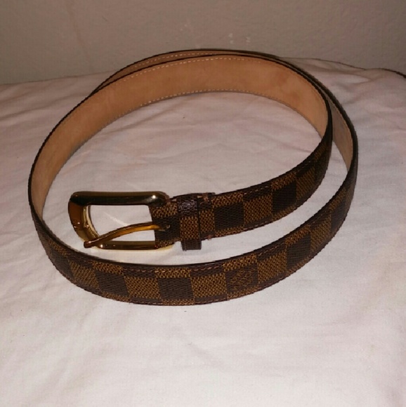 Authentic Louis Vuitton Eclipse damier ebene belt - Picture 1 of 4