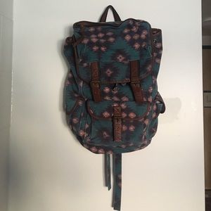 Drawstring Canvas Backpack