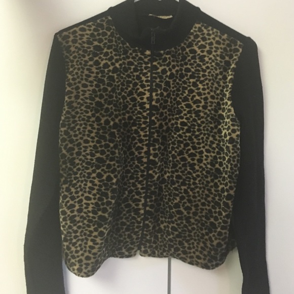 Cheetah print jacket