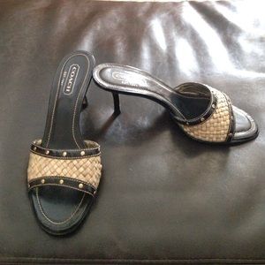Rare coach sandals size 7.5