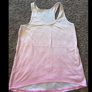 Faded pink tank top