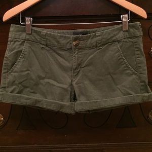 Olive green American Eagle shorts