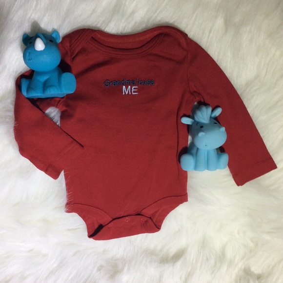 Koala kids NWOT l/s onesie "grandma loves me"
