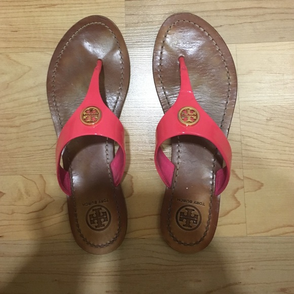 Tory Burch Pink Sandals! Barely worn