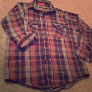 Heavy material men's flannel.