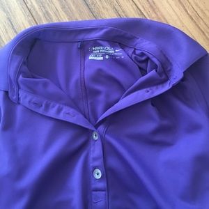 Nike women's sleeveless golf shirt xsmall purple