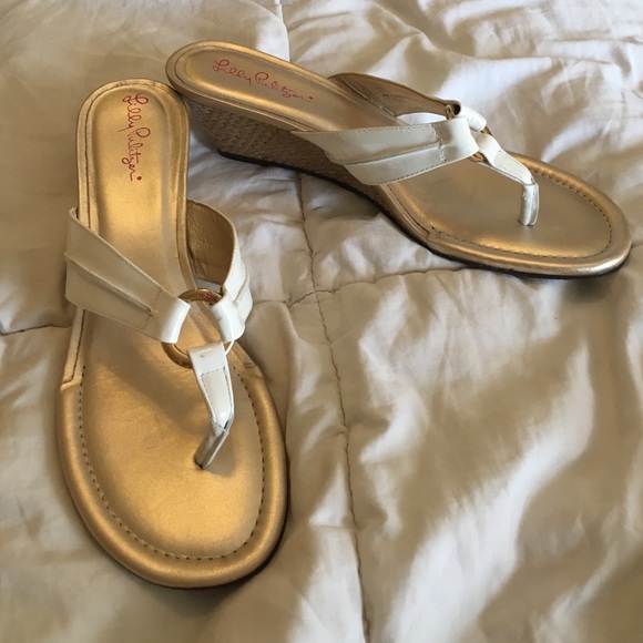 Lilly Pulitzer NEW McKim Wedge Sz 10